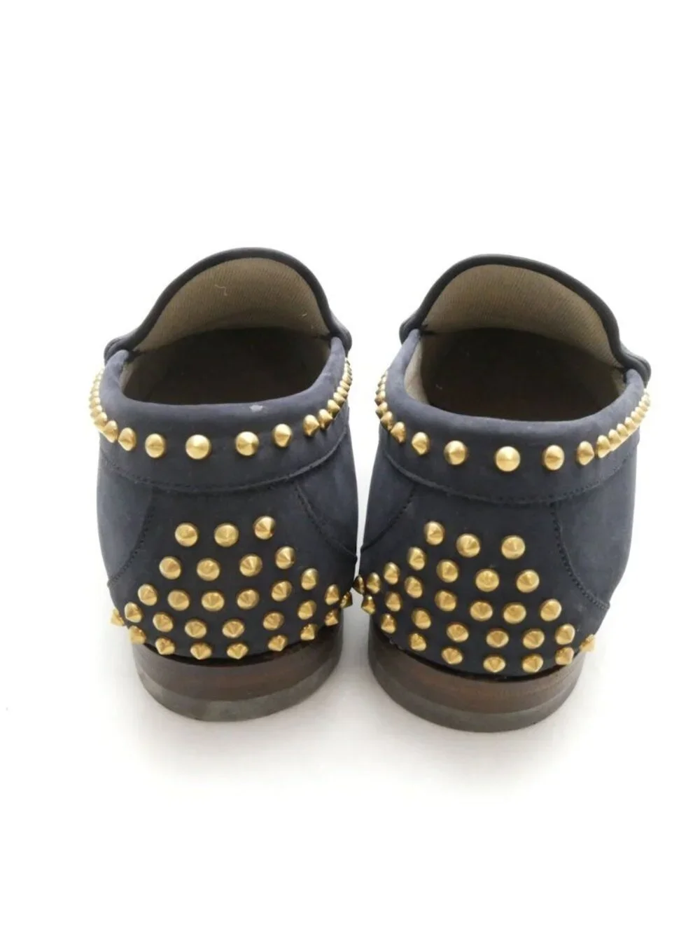 Gucci Horsebit Studded Loafers Shoes Flat 7.5